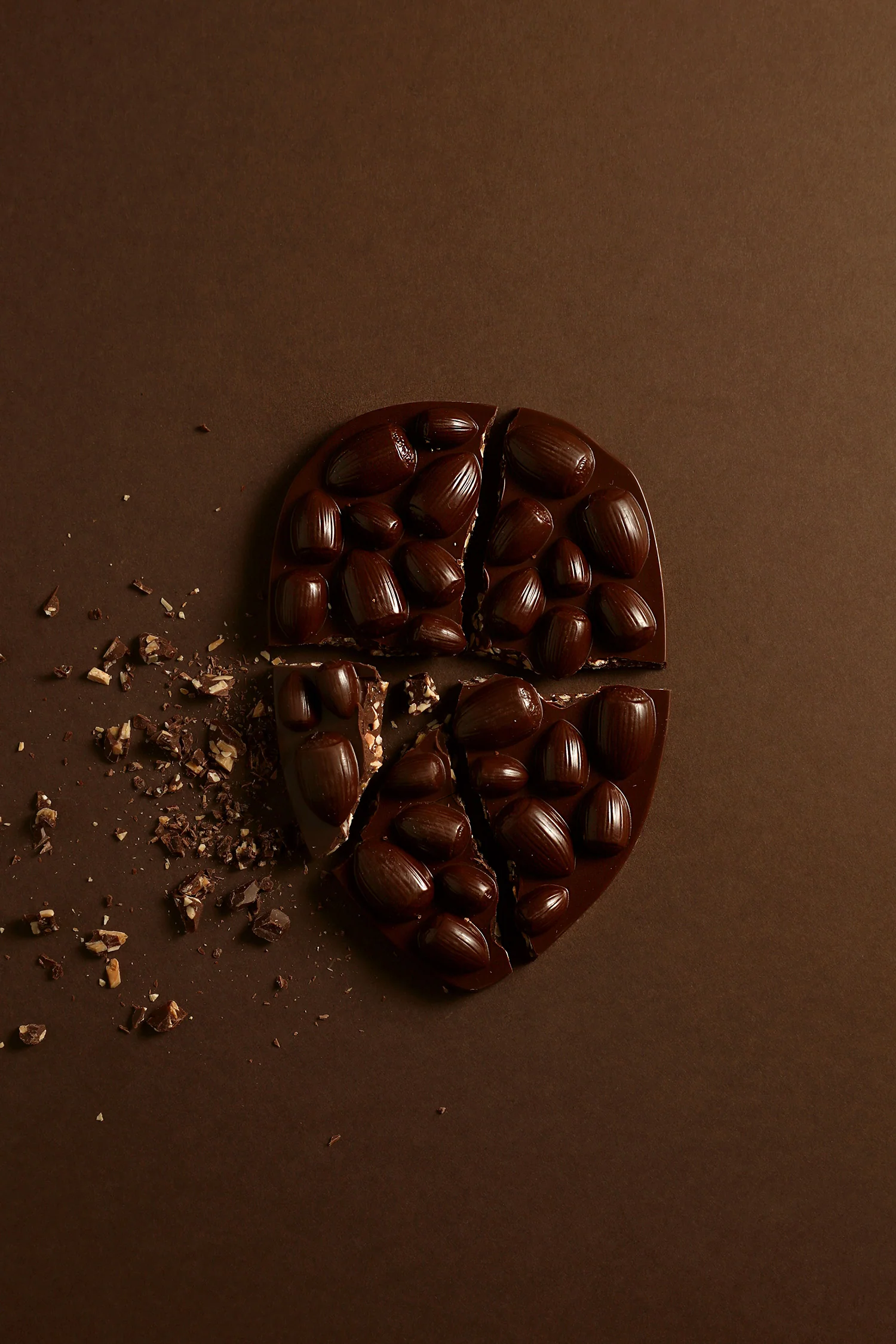 Tablette mendiant noisette chocolat noir - Image 3