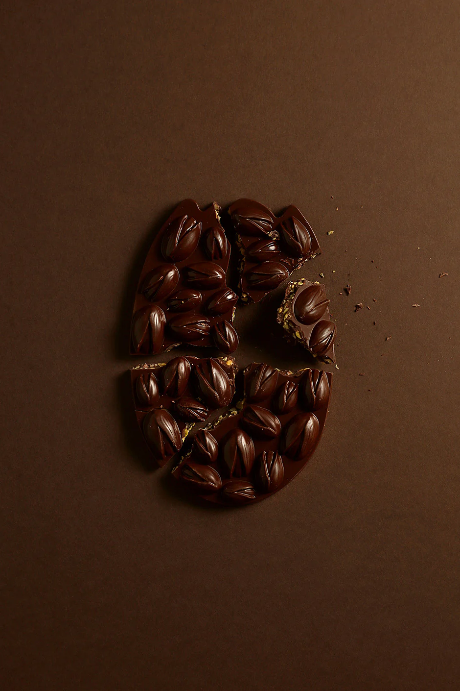 Tablette mendiant pistache chocolat noir - Image 3